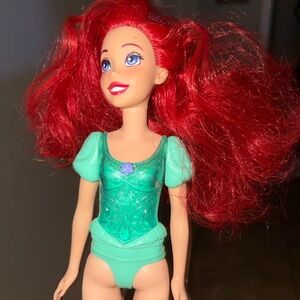 Red-haired Mermaid Doll with Teal Outfit
